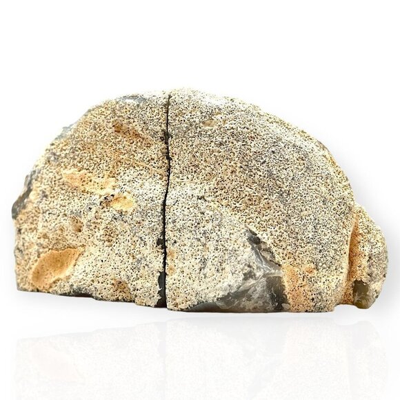 Agate Crystal Bookends w/ Geode Center, Natural Stone, Bookshelf Decor, Unique g - Picture 10 of 10